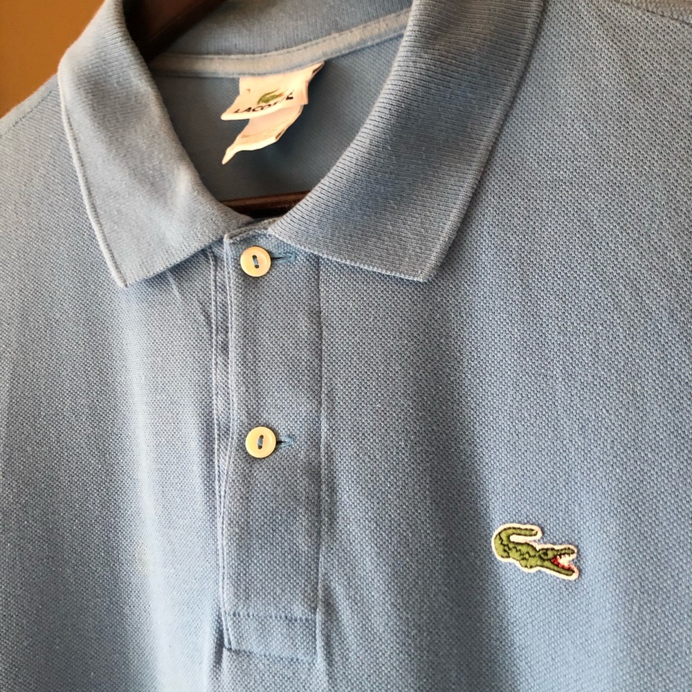 LACOSTE polo size 7-blue -Lacoste xl/2xl - Picture 2 of 8